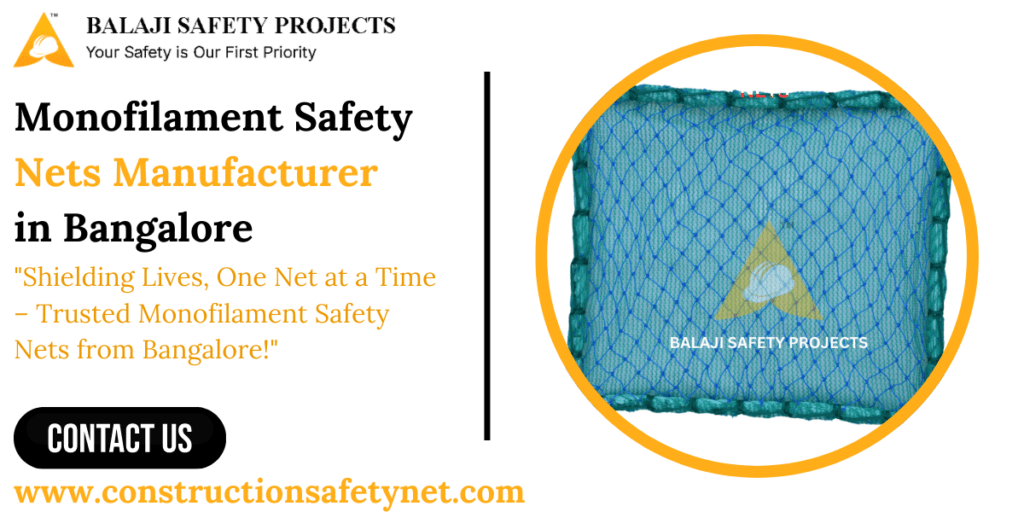 Monofilament Safety Nets Manufacturer in Bangalore