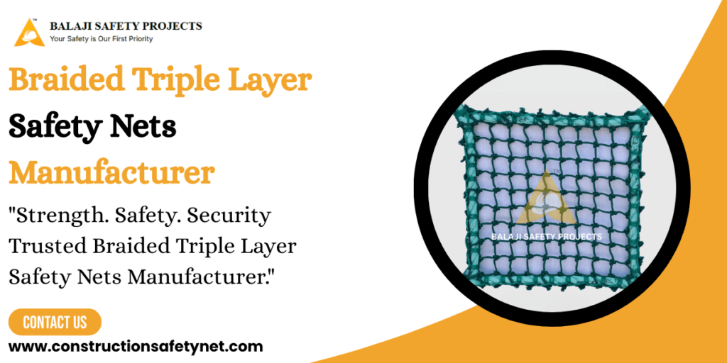 Braided Triple Layer Safety Nets Manufacturer