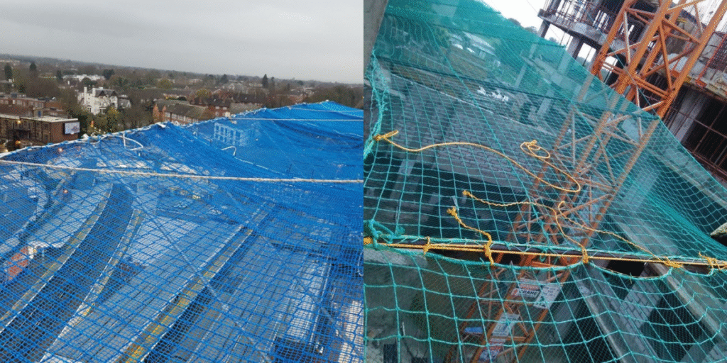 Horizontal Three layer Safety Nets