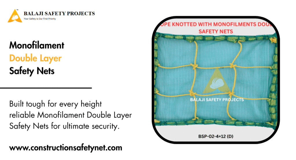 Monofilament Double Layer Safety Nets
