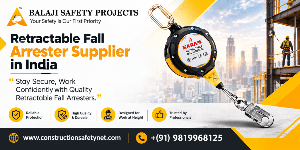 Retractable Fall Arrester Supplier in India